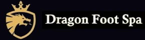 Dragon Foot Spa logo with dragon emblem
